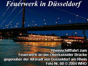 Feuerwerk Düsseldorf Duisburg Krefeld-Uerdingen Schiffstour Japanisches